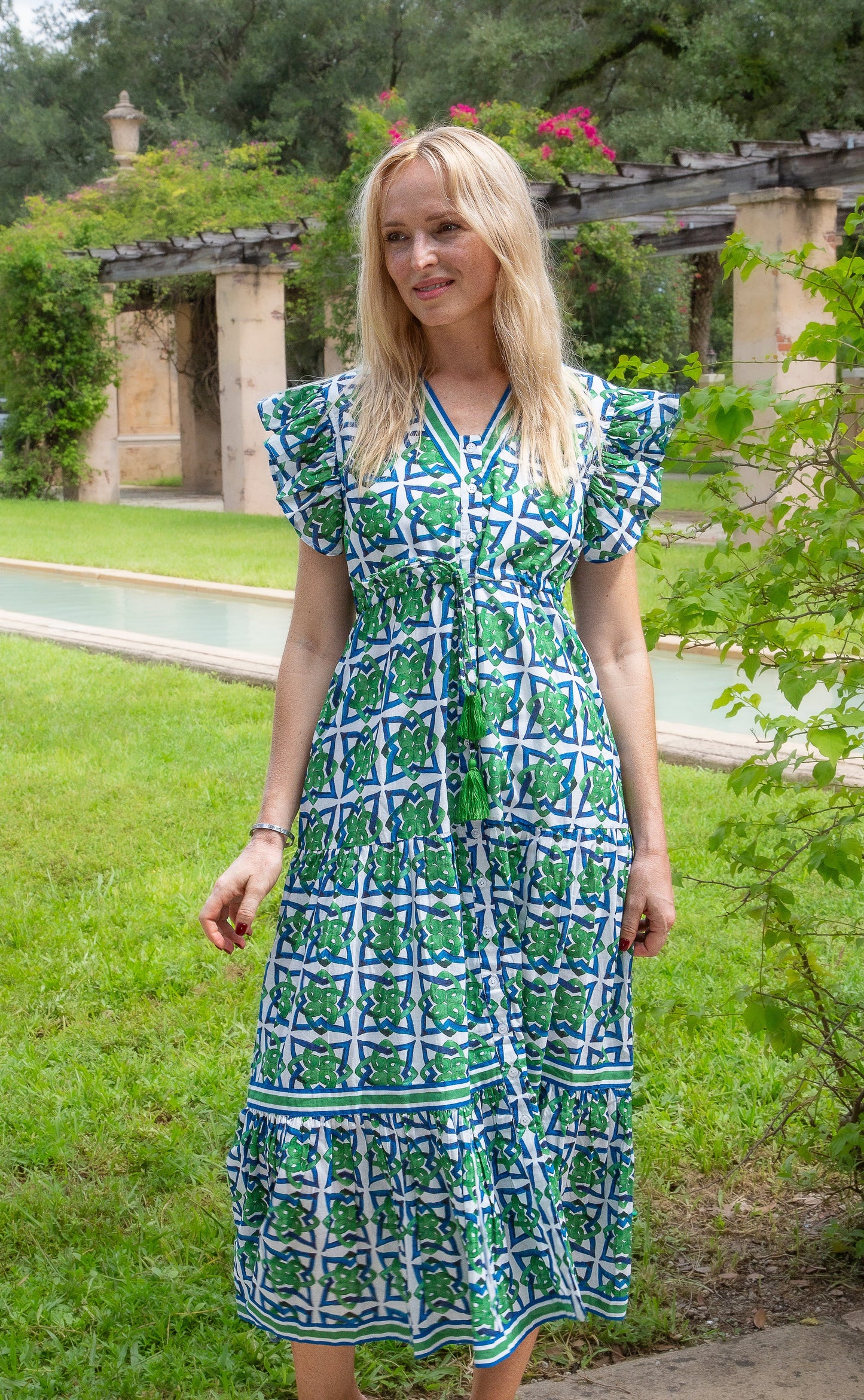 Emerald Amalfi Maxi Dress