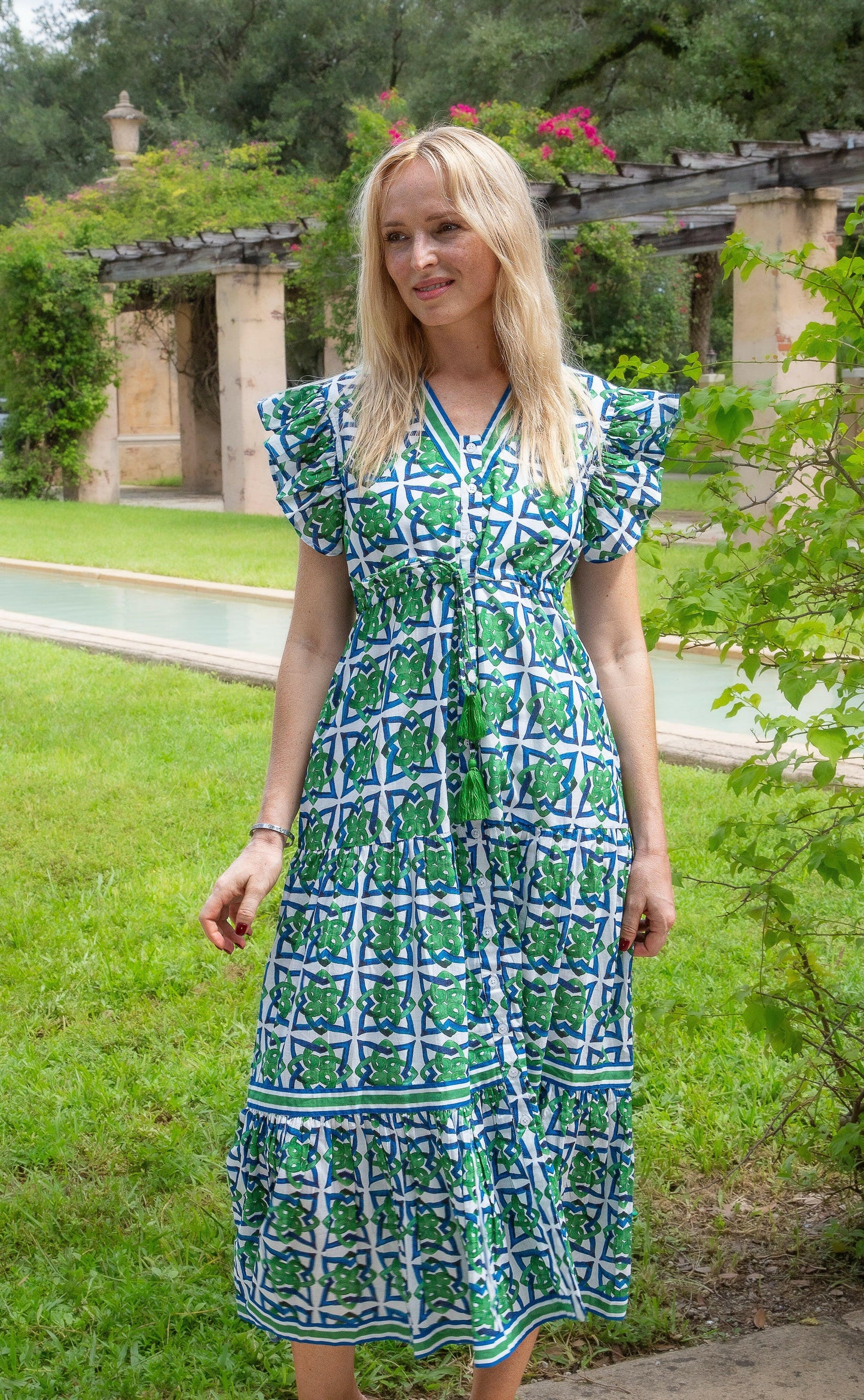 Emerald Amalfi Maxi Dress.