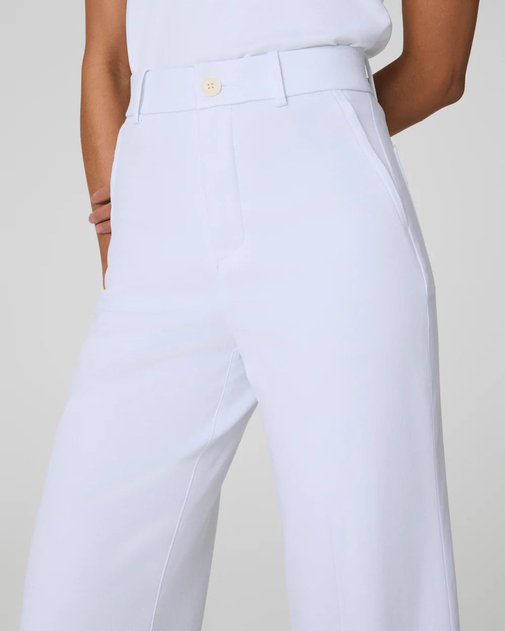 Stretch Twill Wide Leg Pant