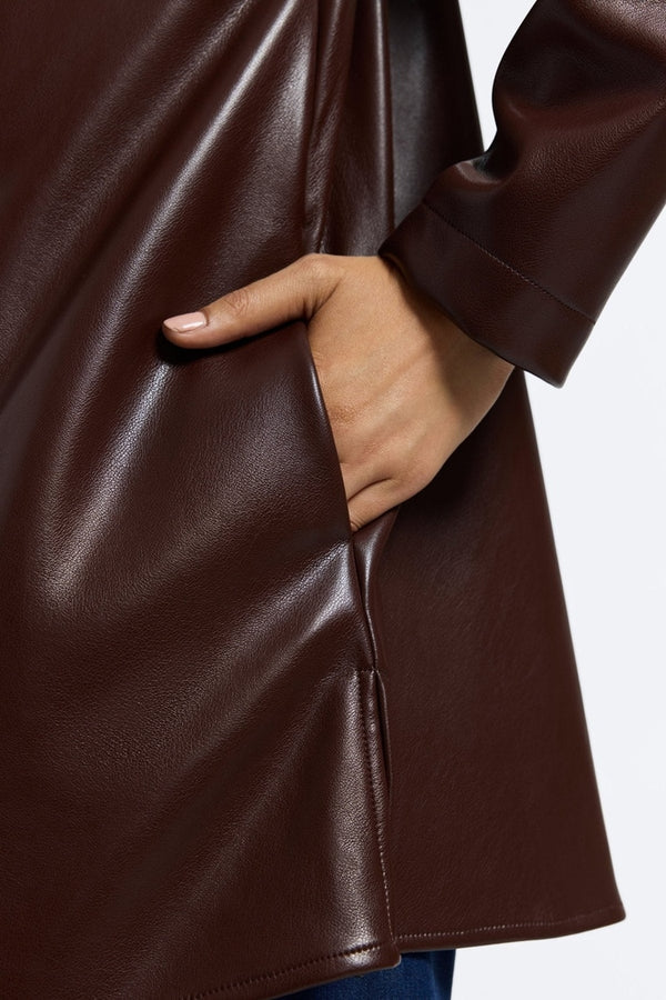 Carolina Vegan Leather Jacket