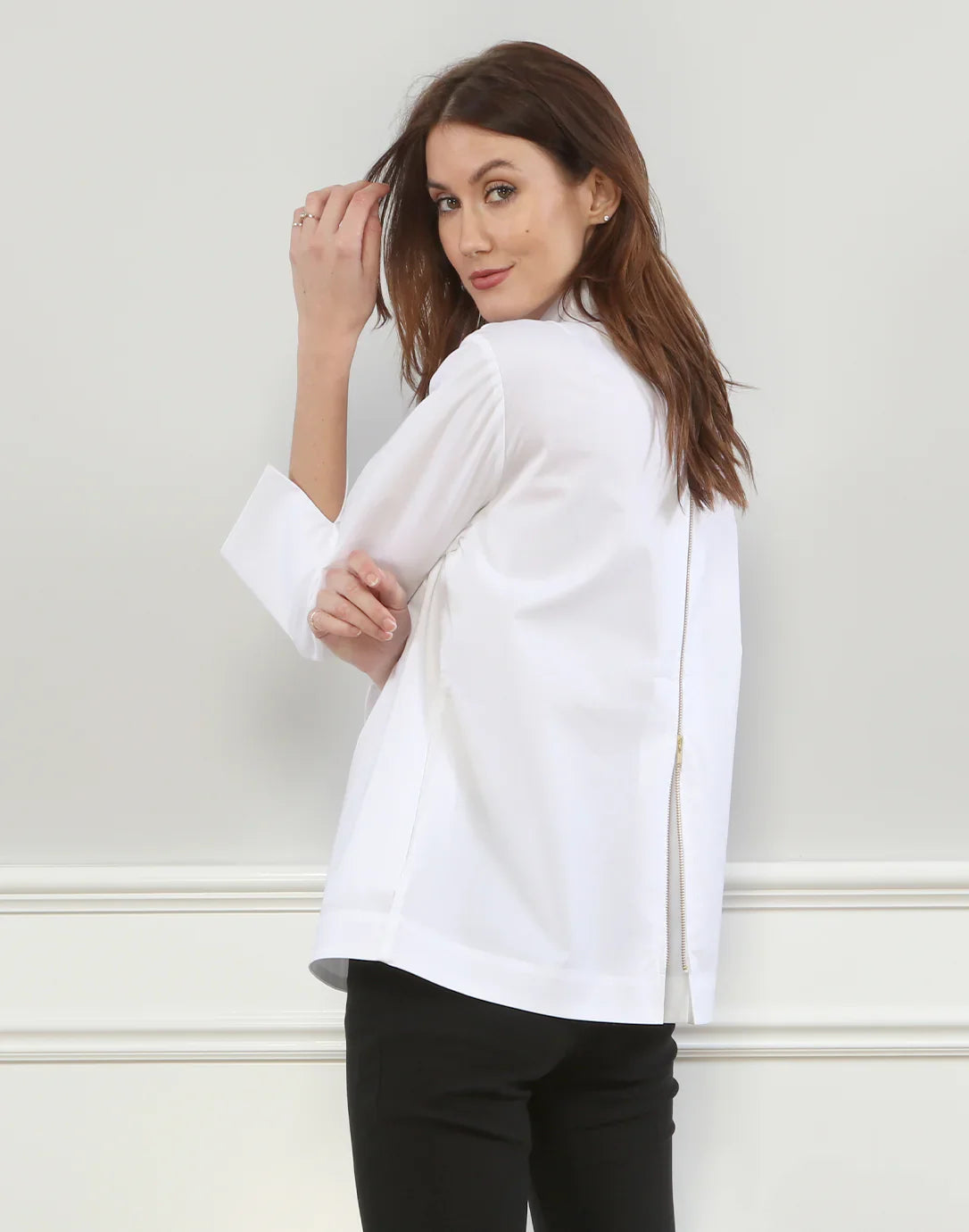3/4 Sleeve Xena Blouse - Tops-Woven/Blouses