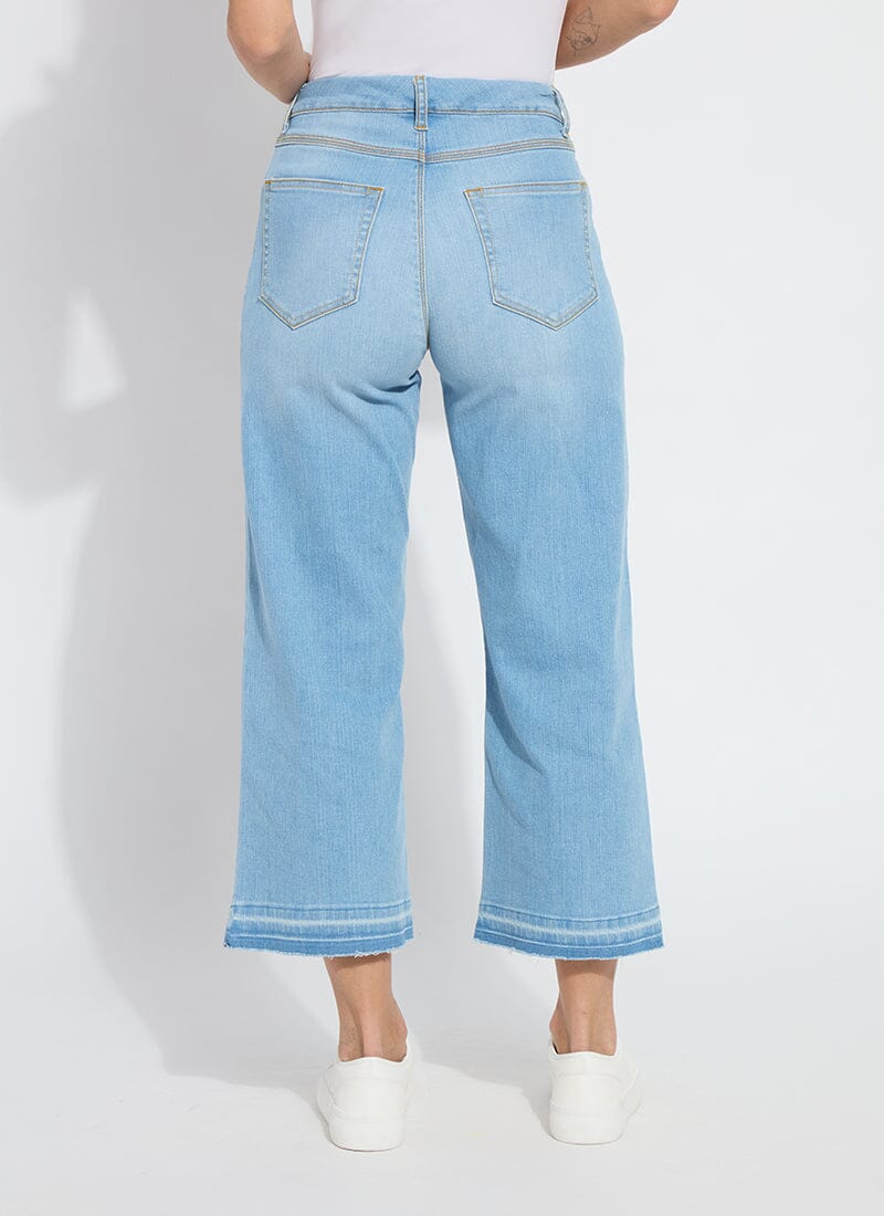 Premium Denim Frances Wide Leg Crop