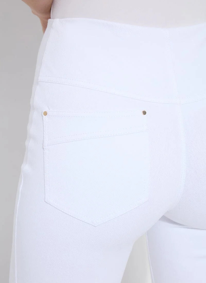 Dara Seamed Hem Crop Denim