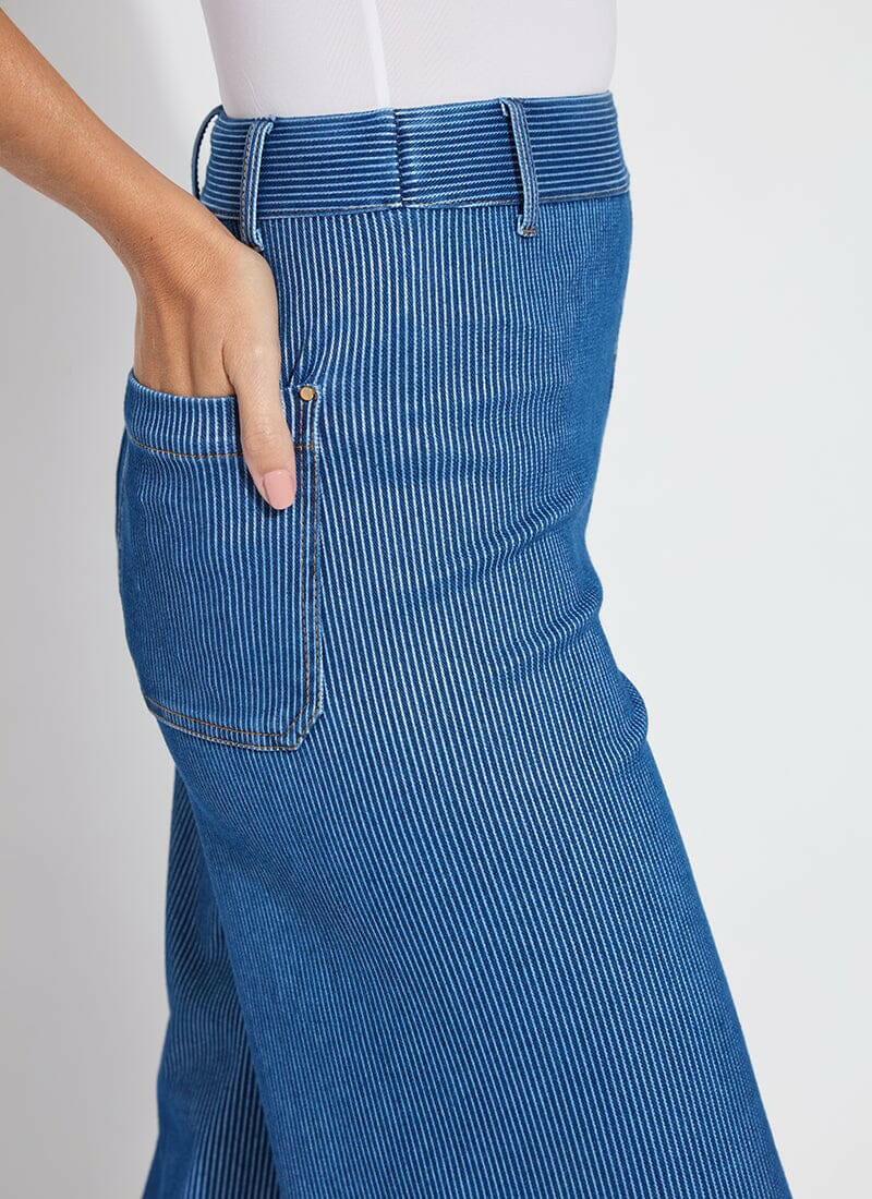 Erin Hi Waist Wide Leg Denim.