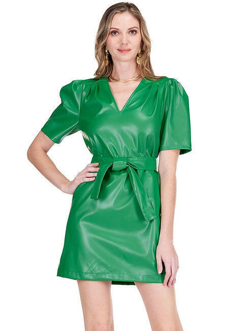 Vegan Leather Dress.