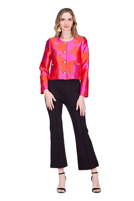 Satin Brocade Jacket