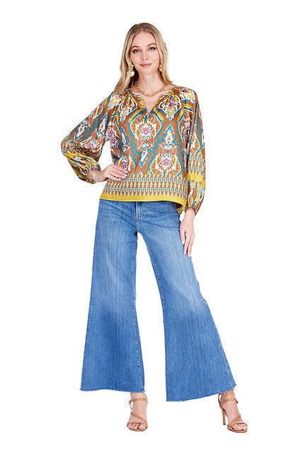 Tribal Plains Print Top.
