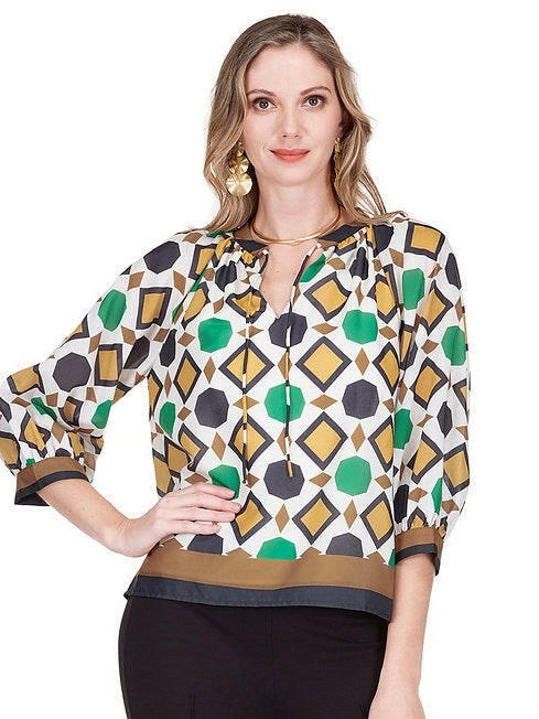 Geo Print Top.