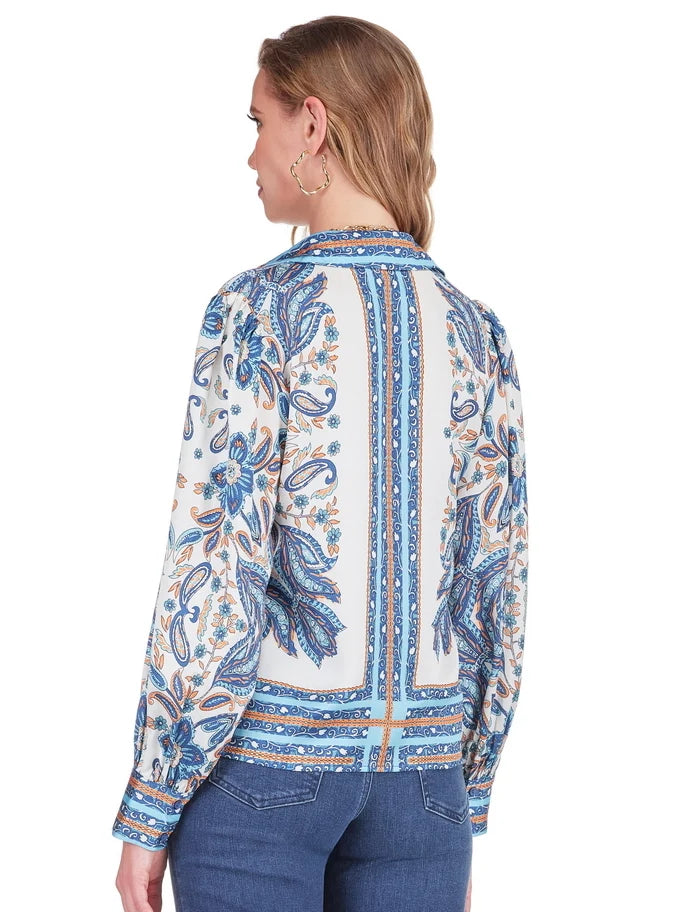 Saffron Print Blouse