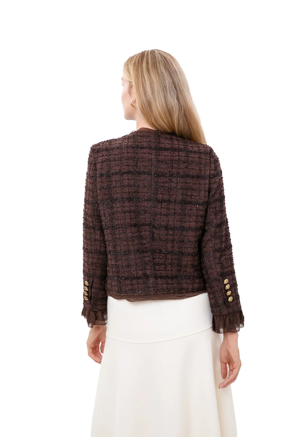 The Faith Tweed Button Jacket