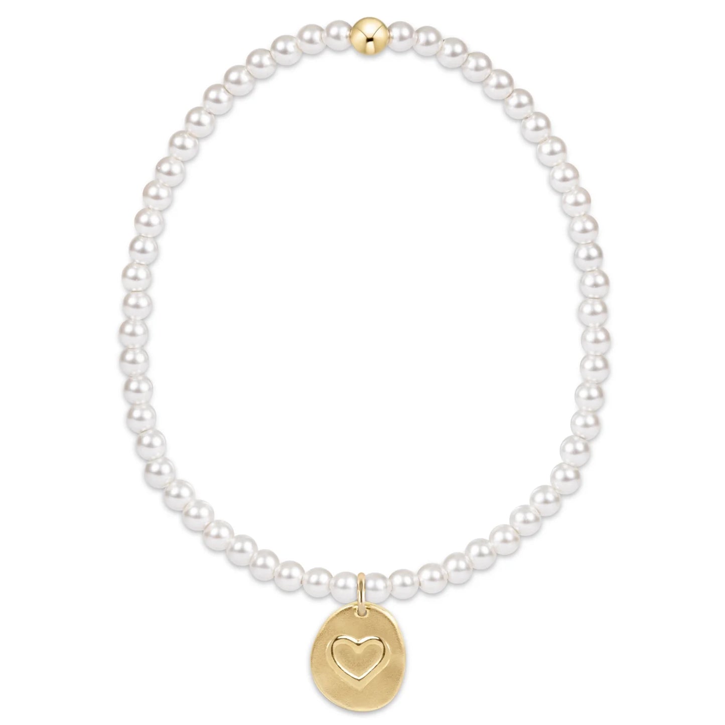 Classic Pearl 3mm Bead Bracelet Inspire Love Small