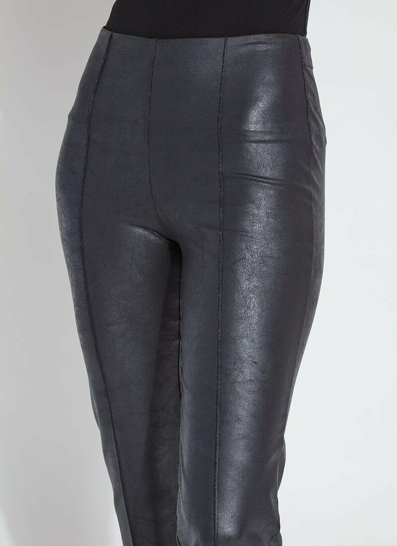 Elysse Foiled Vegan Leather Pant.