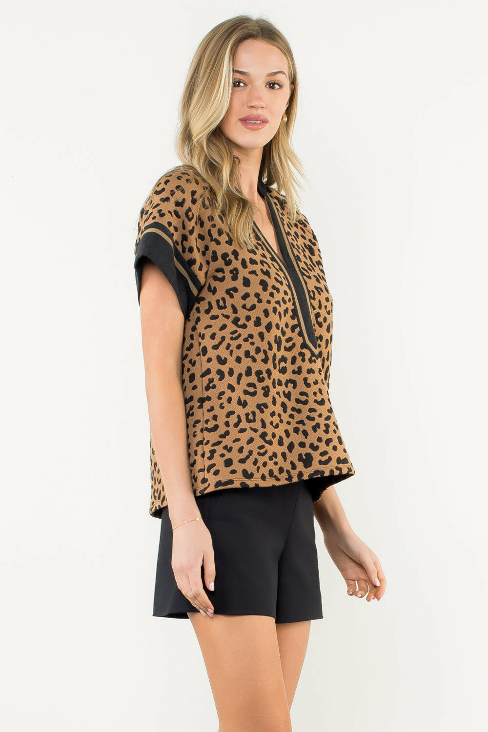 Leopard Tunic Top.
