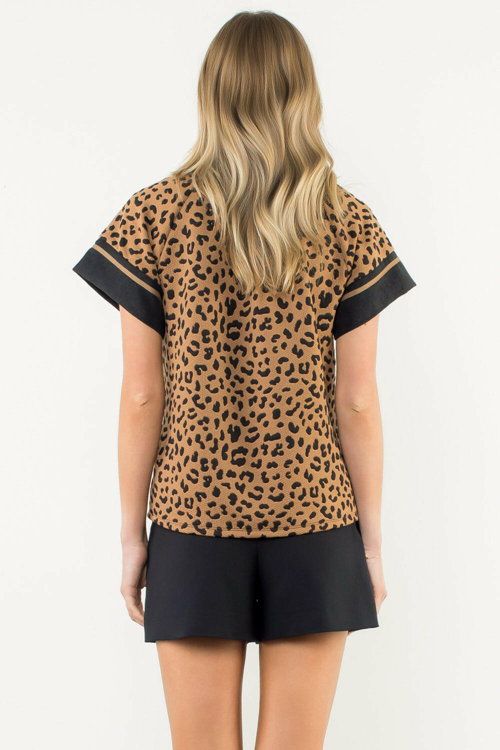 Leopard Tunic Top.