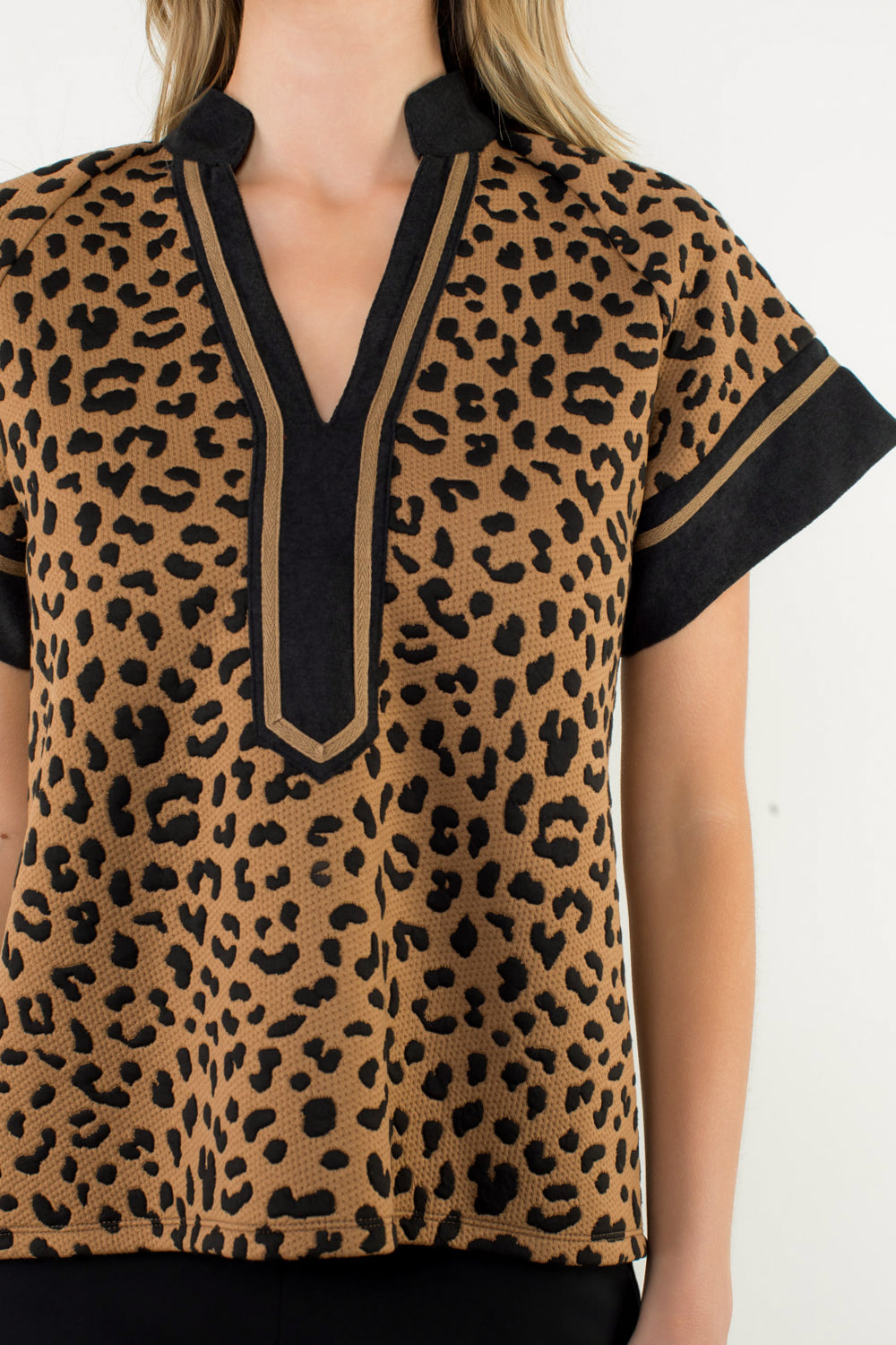 Leopard Tunic Top