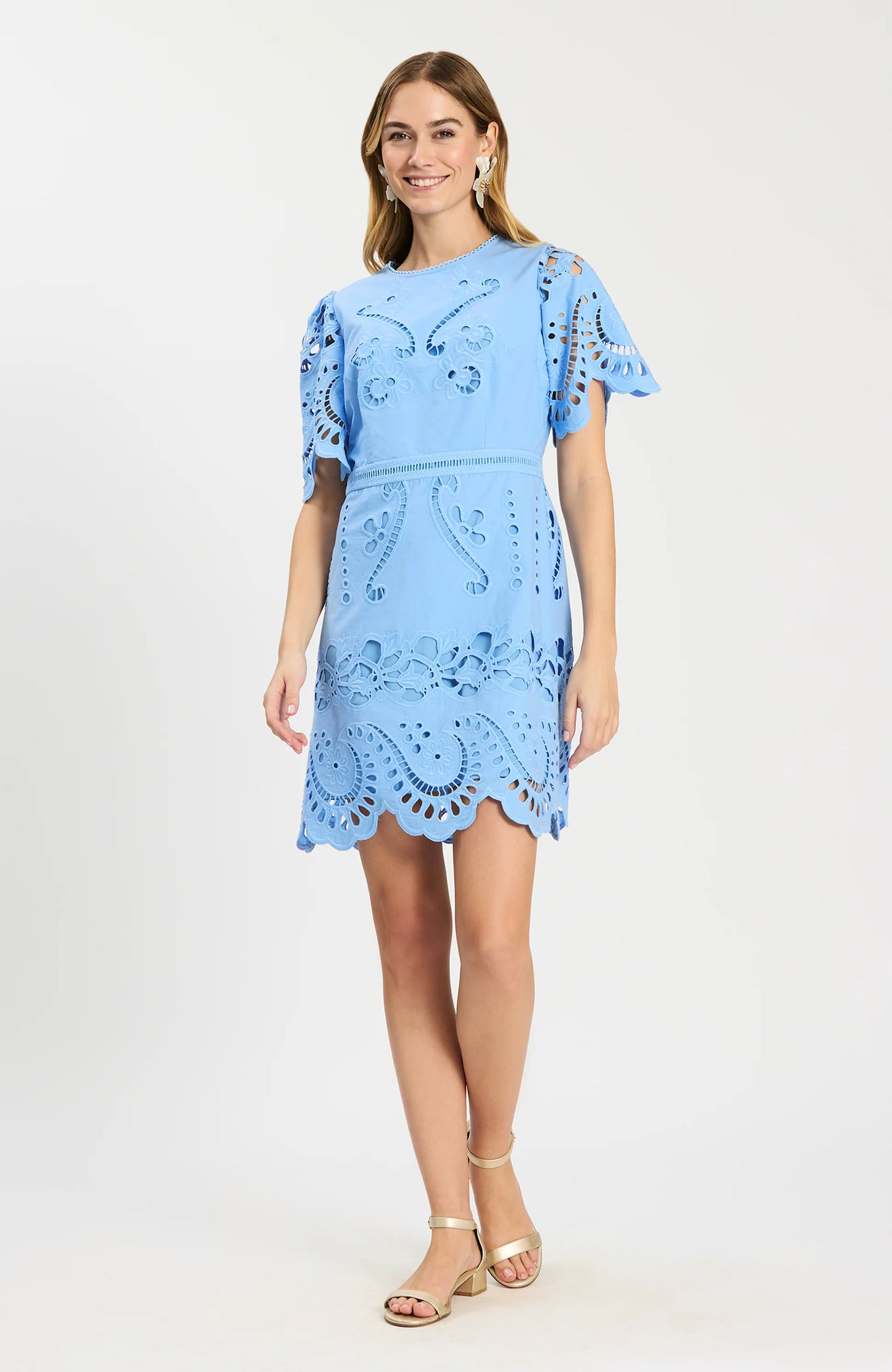 Lacey Embroidered Dress