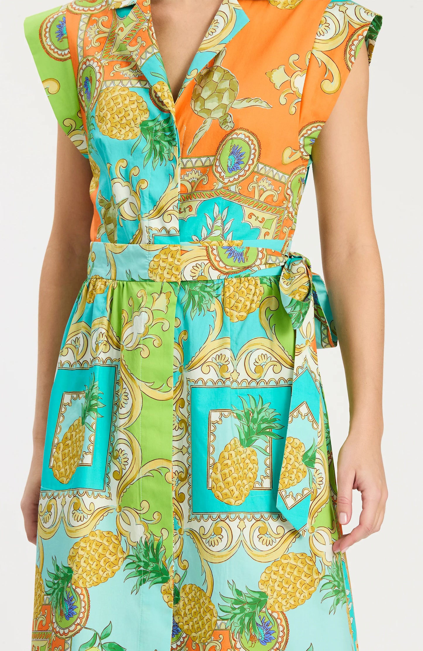 Paige Positano Cotton Shirtdress