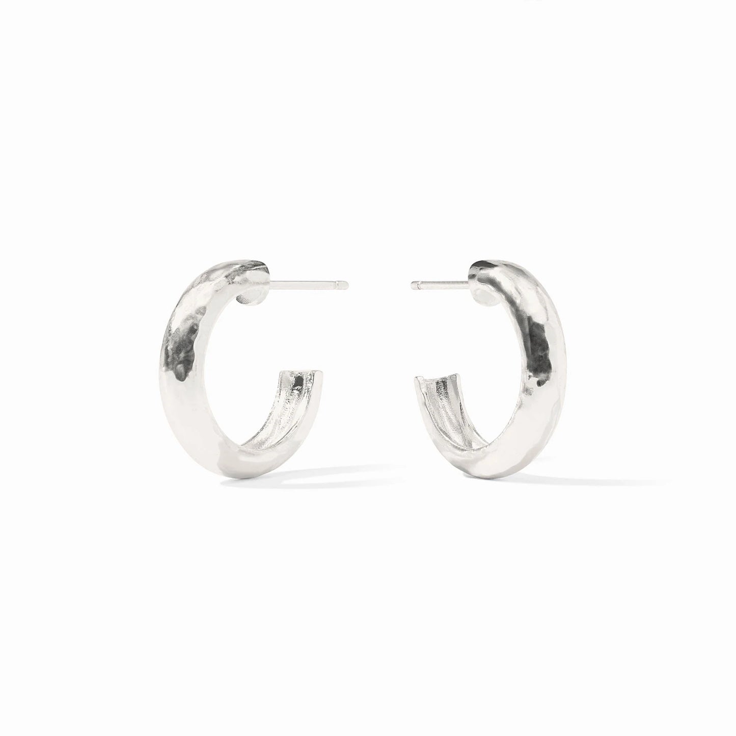 Small Havana Hoop in Silver