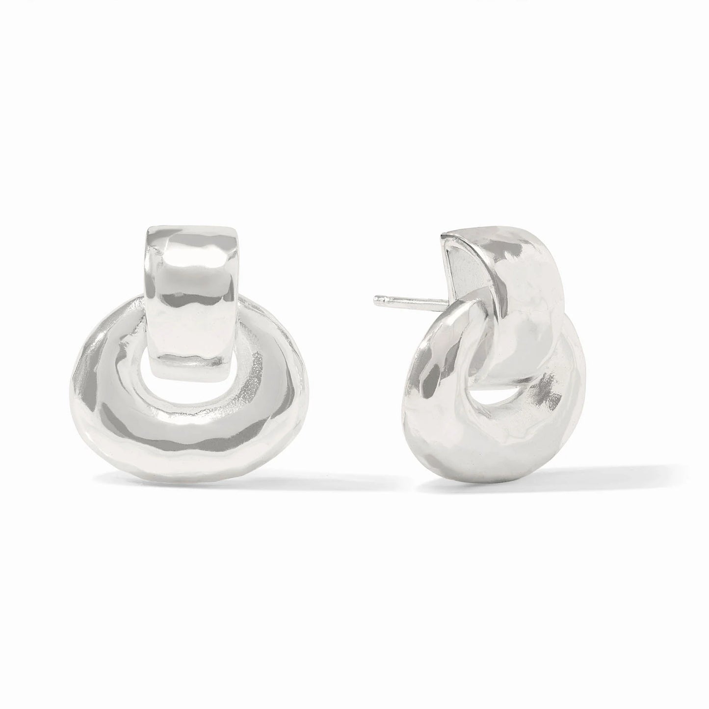 Avalon Demi Doorknocker Earring in Silver