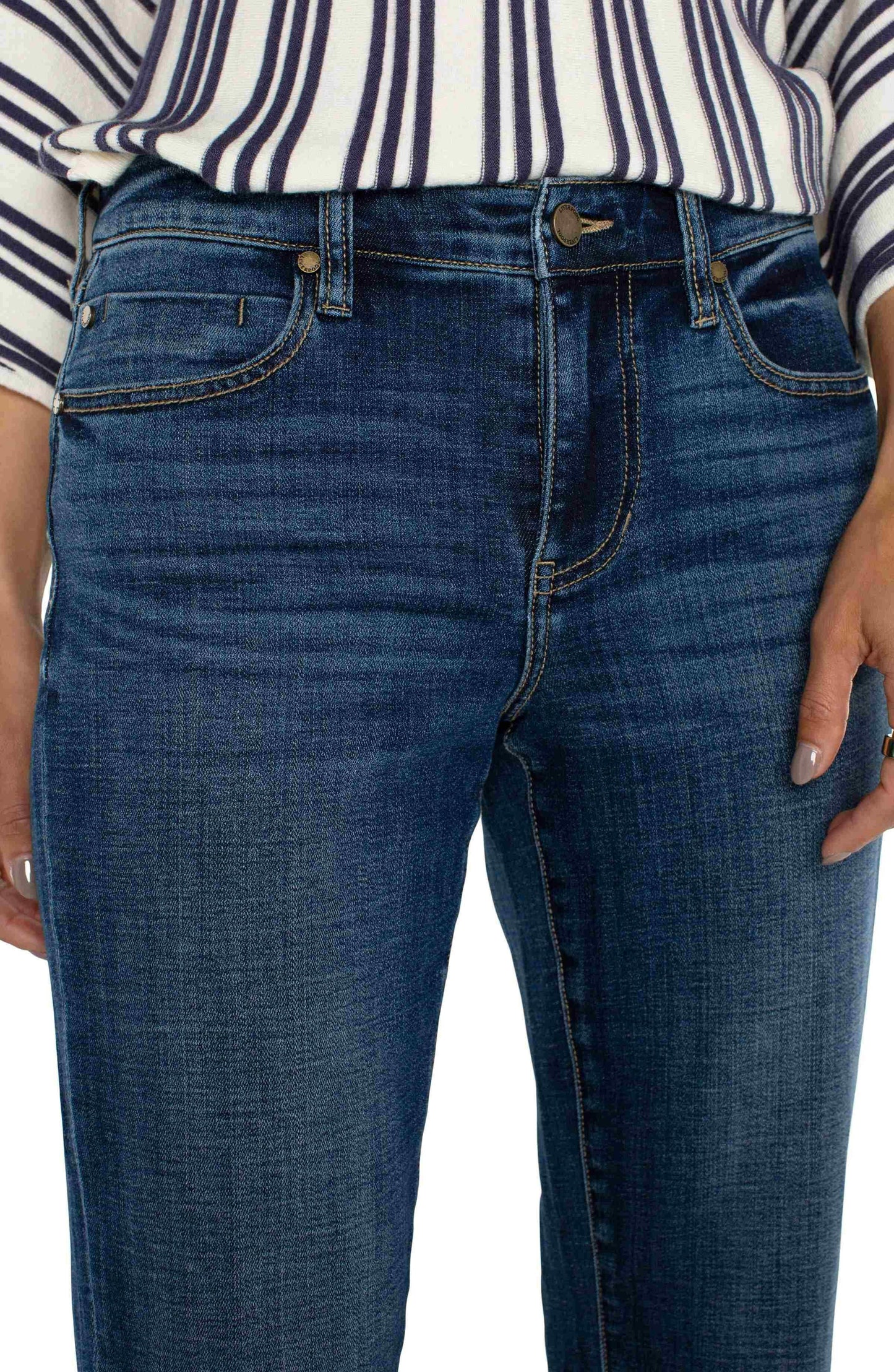Marley Girlfriend Cuffed Jeans.