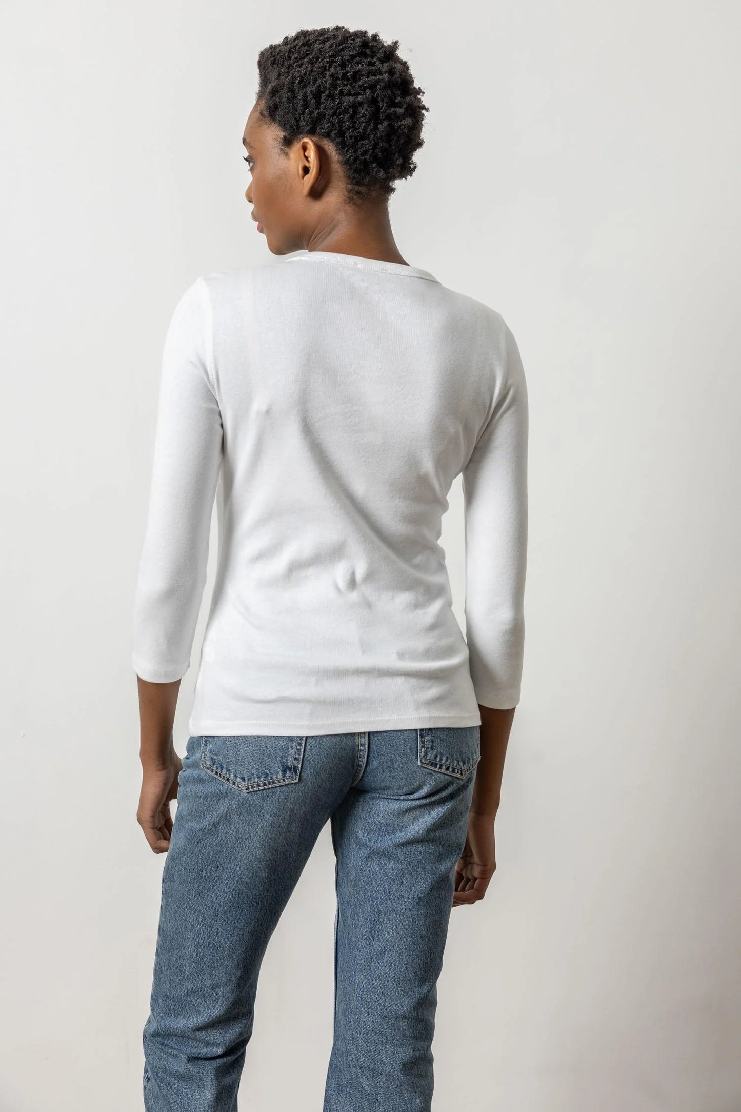 3/4 Sleeve Crew