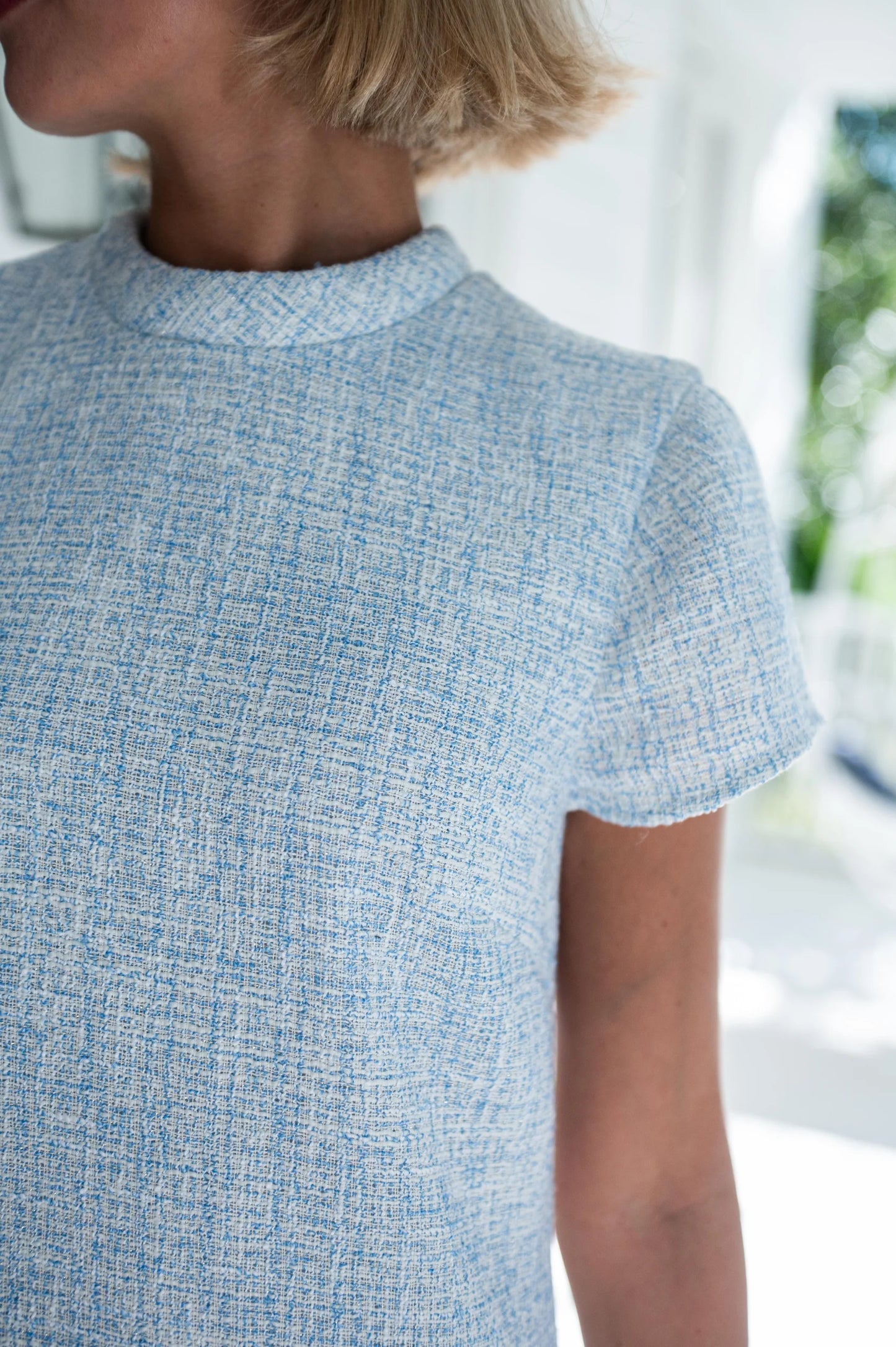 Short Sleeve Shift Dress