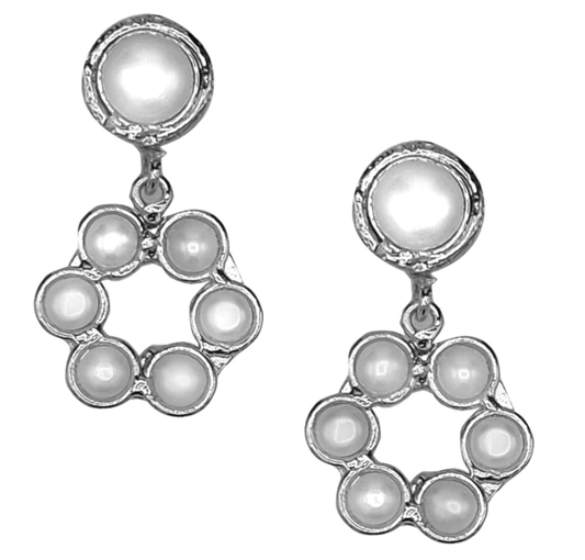 The Layla earring on Silver - The French Shoppe