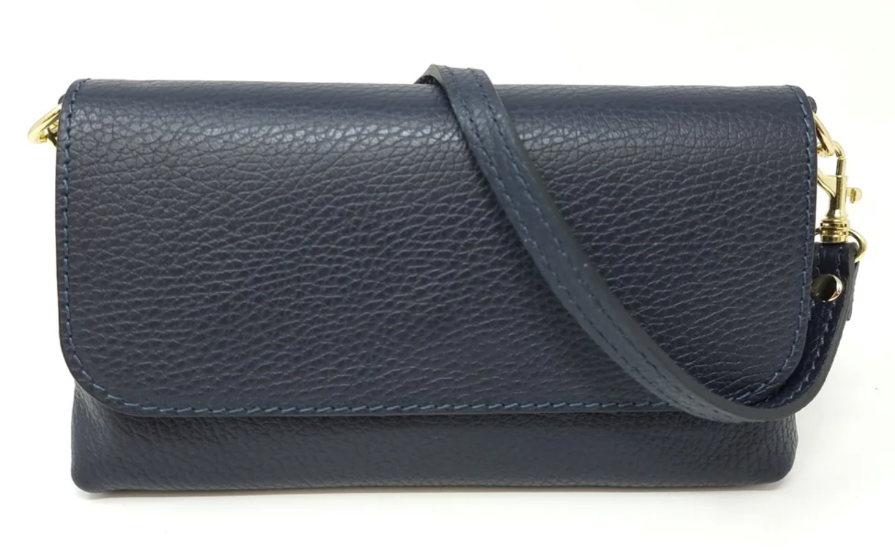 Leather Crossbody Clutch - The French Shoppe
