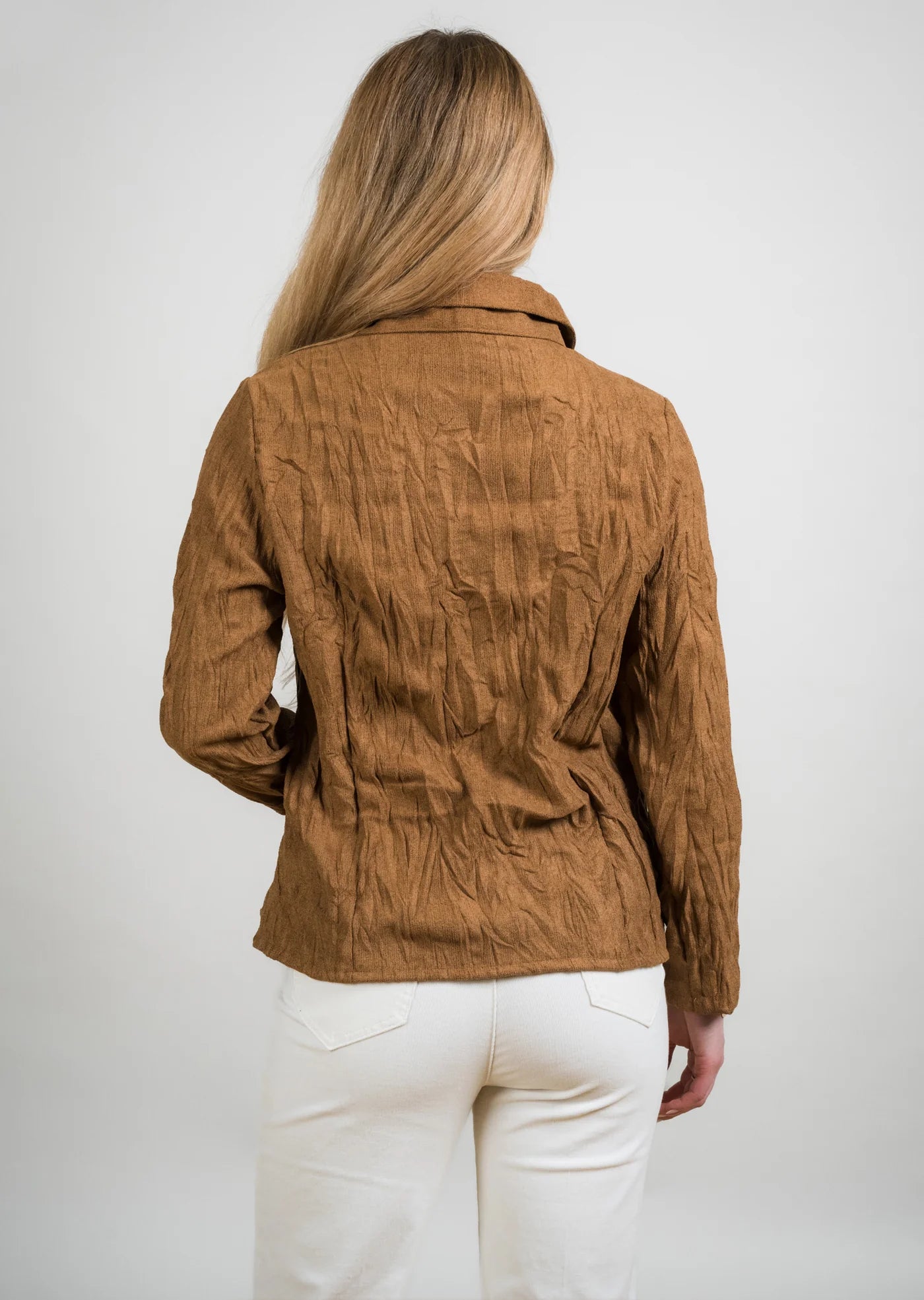 Texture Shirt Jacket