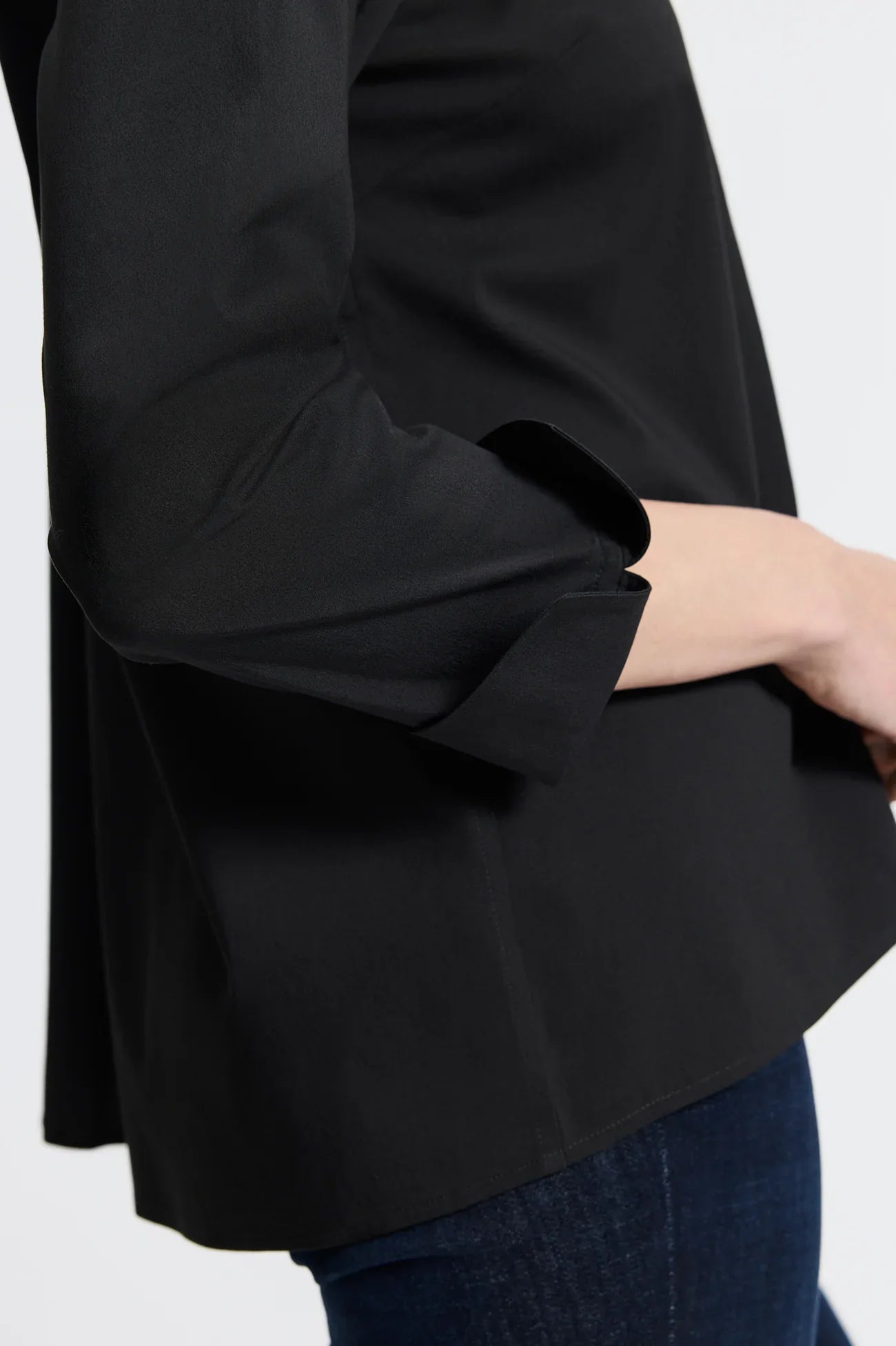 Agnes Stretch No Iron Popover Shirt - Tops-Woven/Blouses