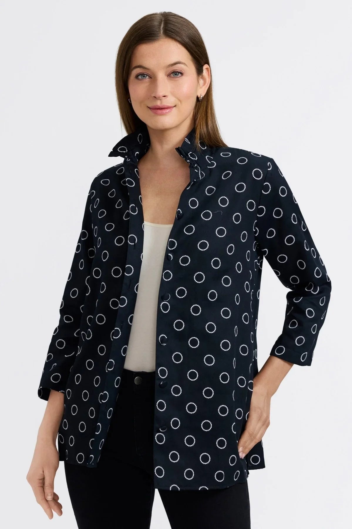Carolina 3/4 Circle Dot Jacket - Jacket