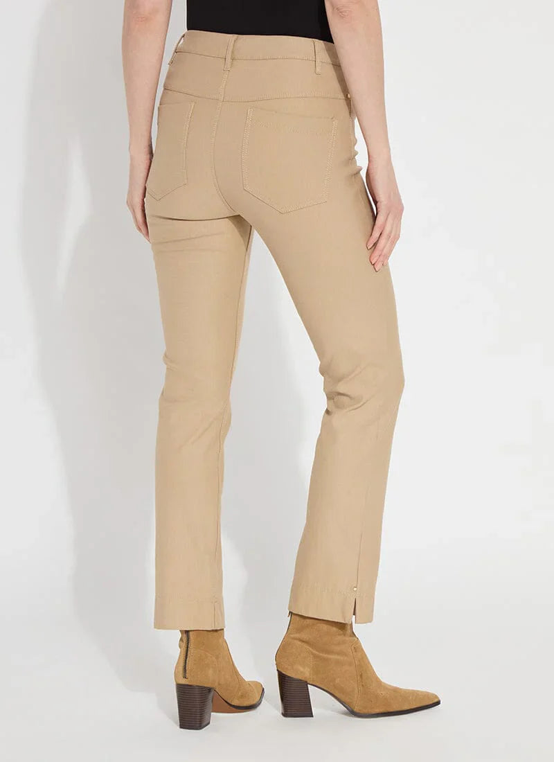 Coated Denim Straight Pant - Pants