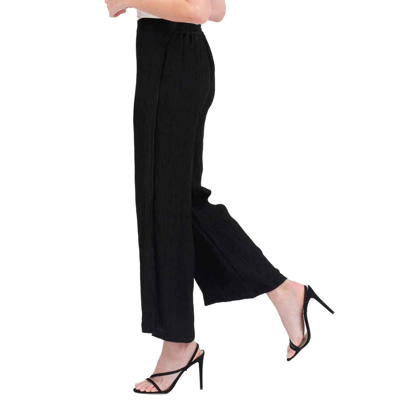 Crinkle Pant - XS / Black - Pants