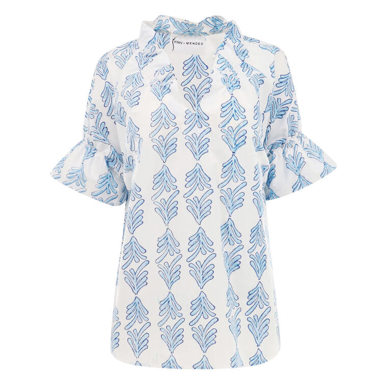 Crosby Top Palmetto - Tops-Woven/Blouses
