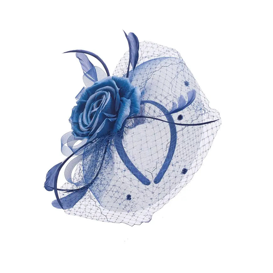 Silk Rose Fascinator
