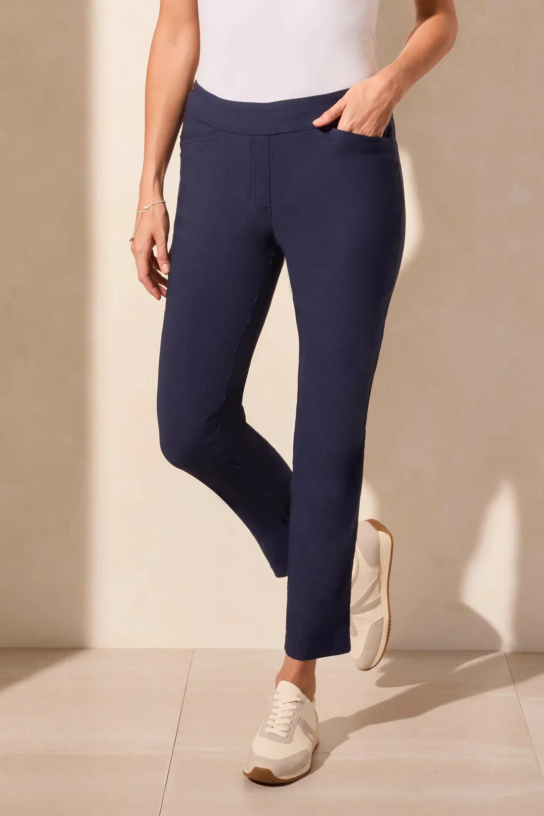Flatten It® Pull-On Ankle Pant With Back Seam.
