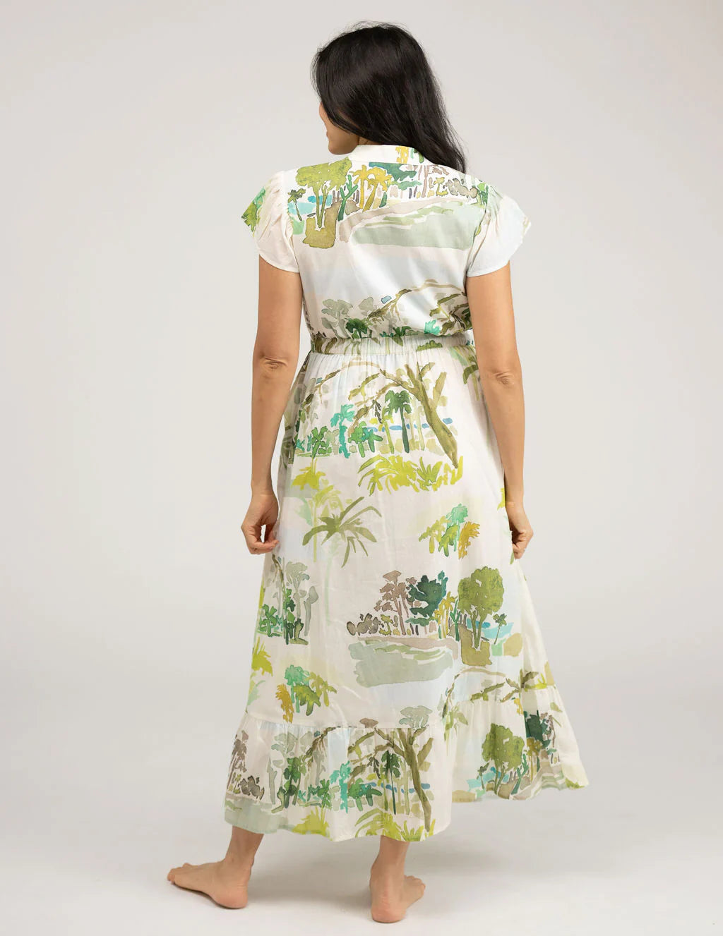 Flutter Midi Dress - Dress