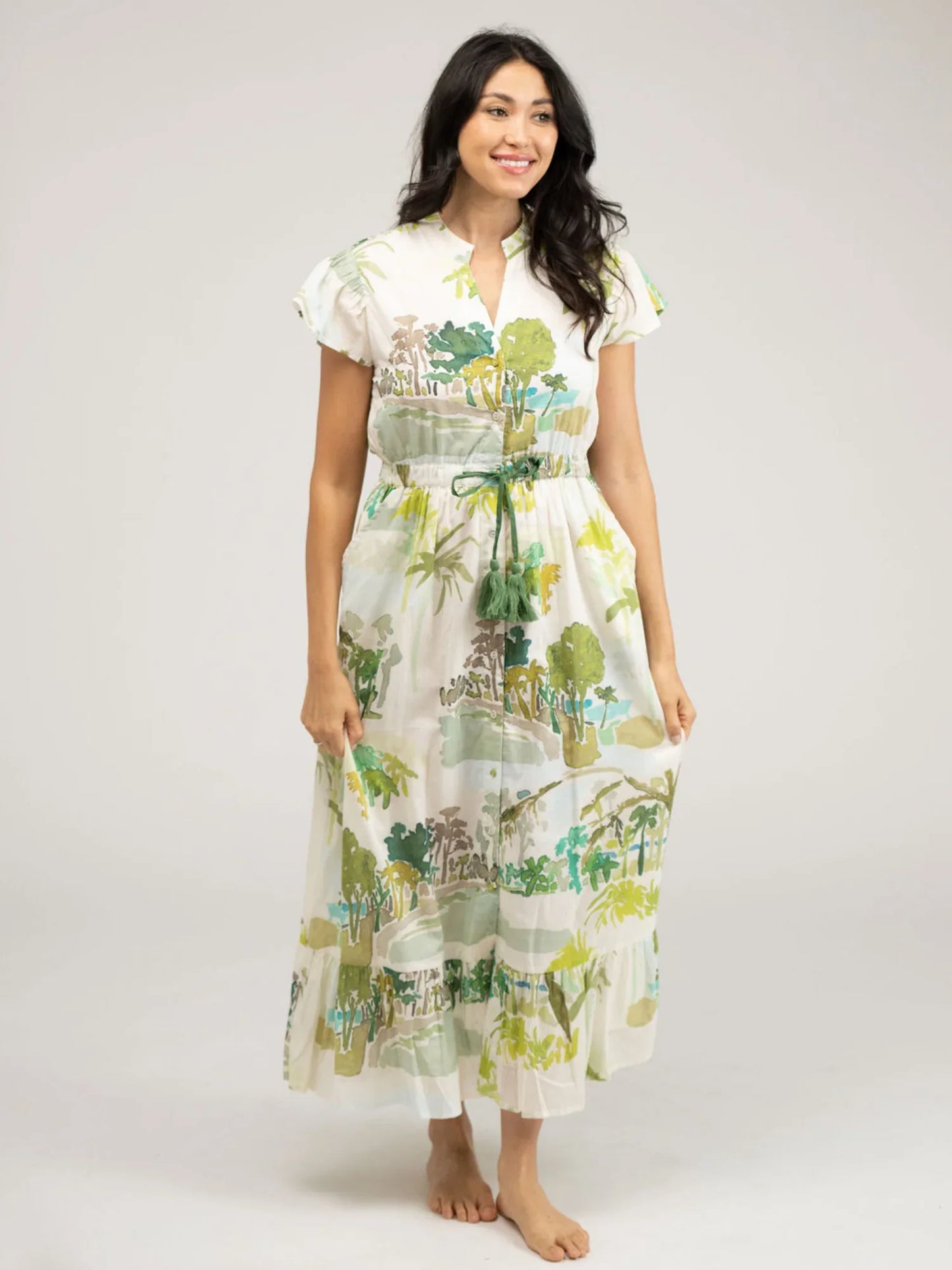 Flutter Midi Dress - Dress