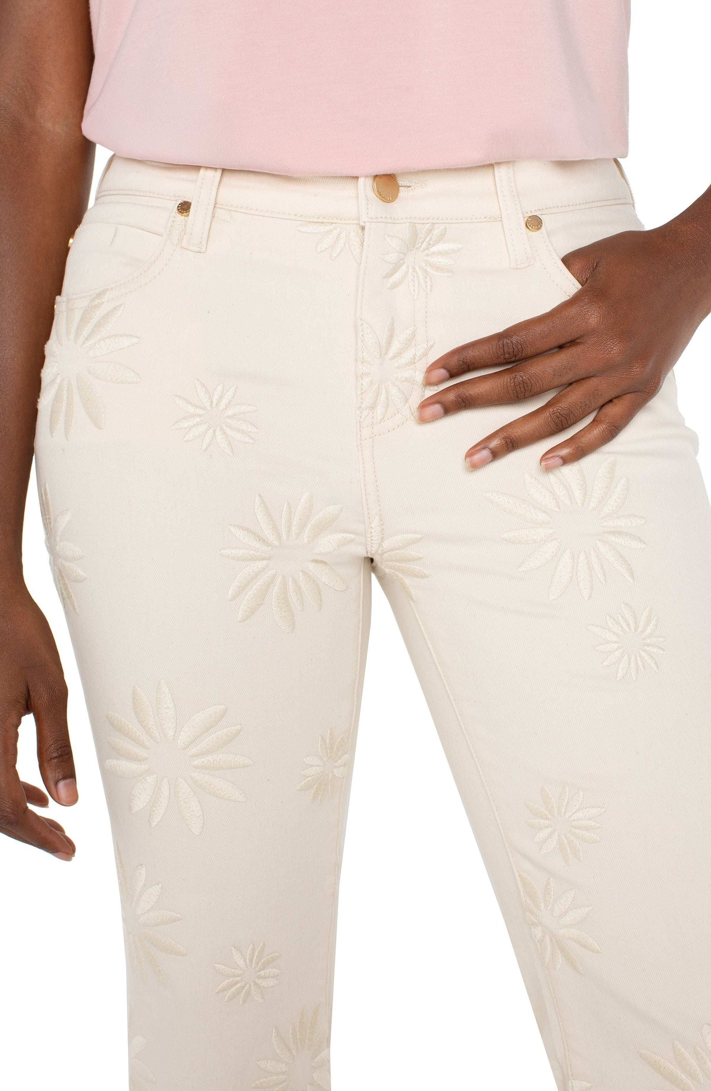 Hannah Crop Flare - Denim