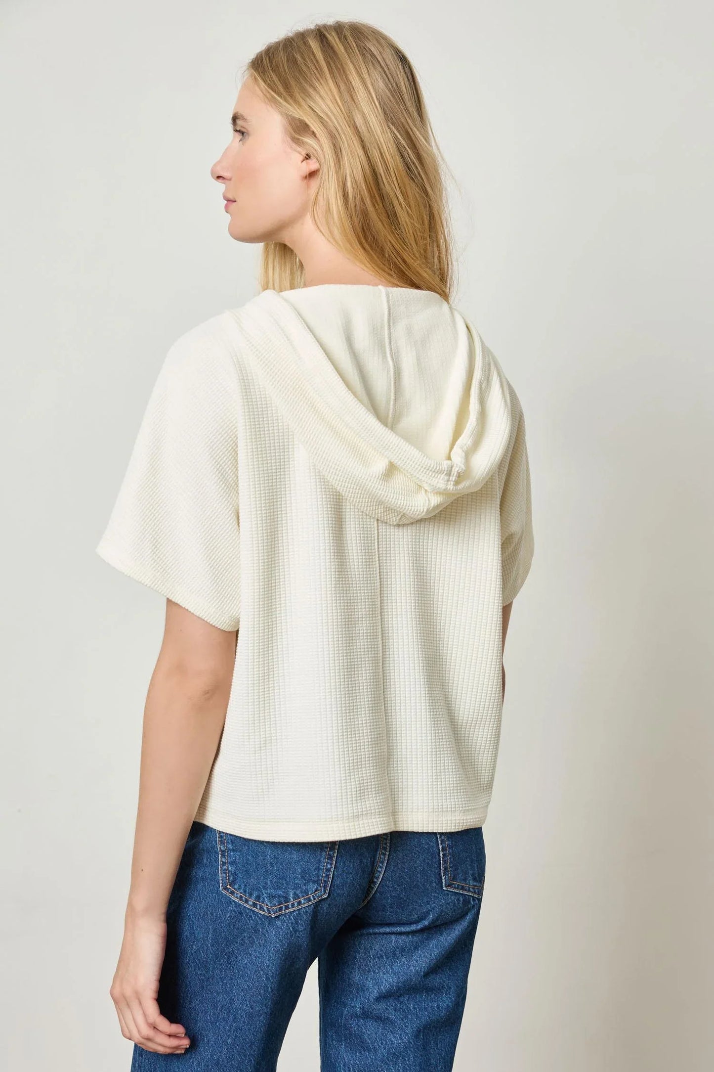 Hoodie Poncho - Tops-Novelty/Cut & Sewn
