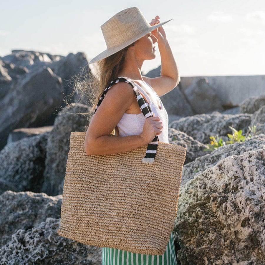 Jakeline Large Straw Tote - One Size / A/S - Accessories