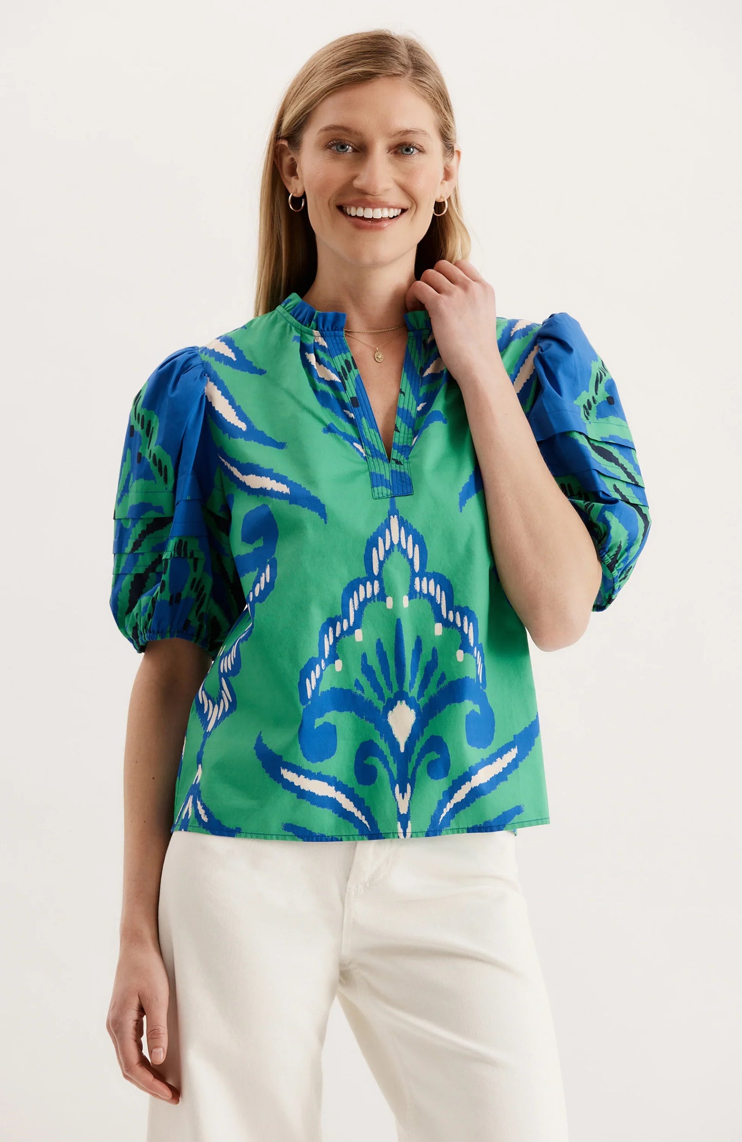 Jenna Graphic Top - Tops-Novelty/Cut & Sewn
