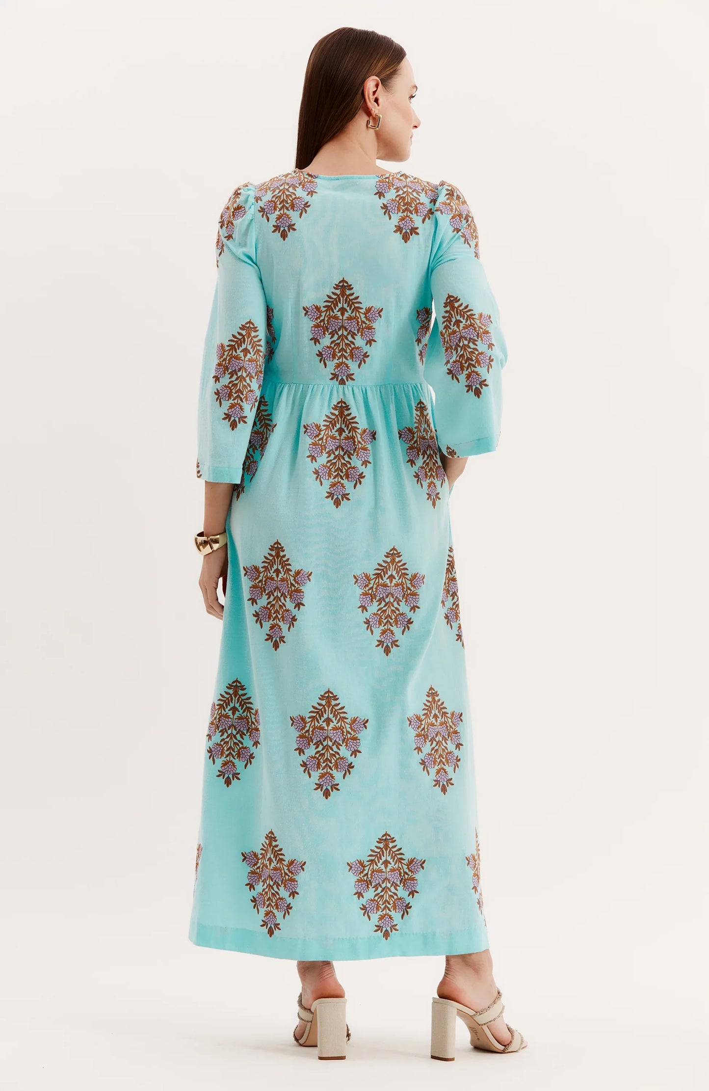 Lana Embroidered Maxi Dress - Dress