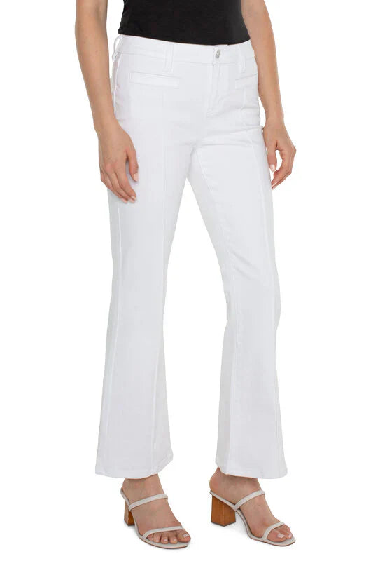 Lucy Bootcut with Welt Pocket & Pintuck Jeans - The French Shoppe