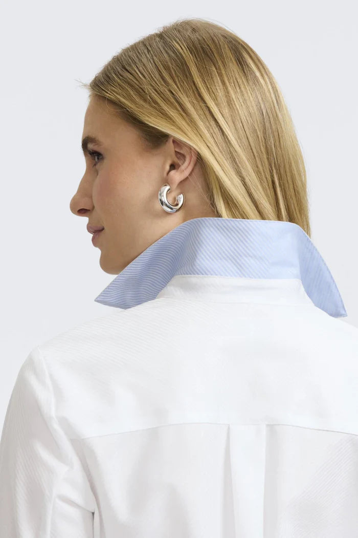 Margie Dobby Bias Shirt - Tops-Woven/Blouses