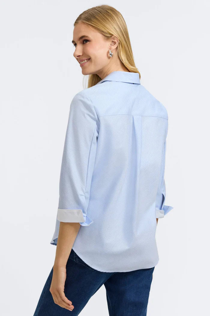 Margie Dobby Bias Shirt - Tops-Woven/Blouses