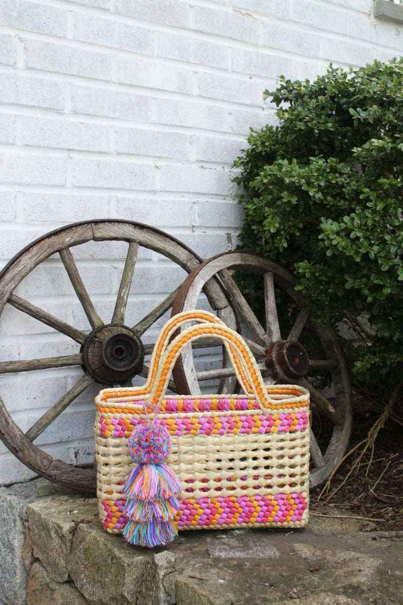 Palm Net Yatzil Bag - Large / Lavender/Mango - Accessories