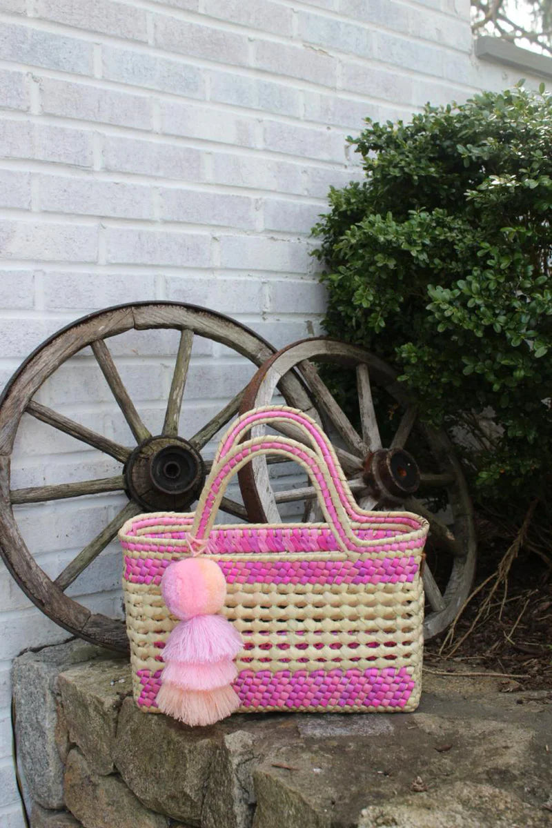 Palm Net Yatzil Bag - Large / Rose/Lavender - Accessories
