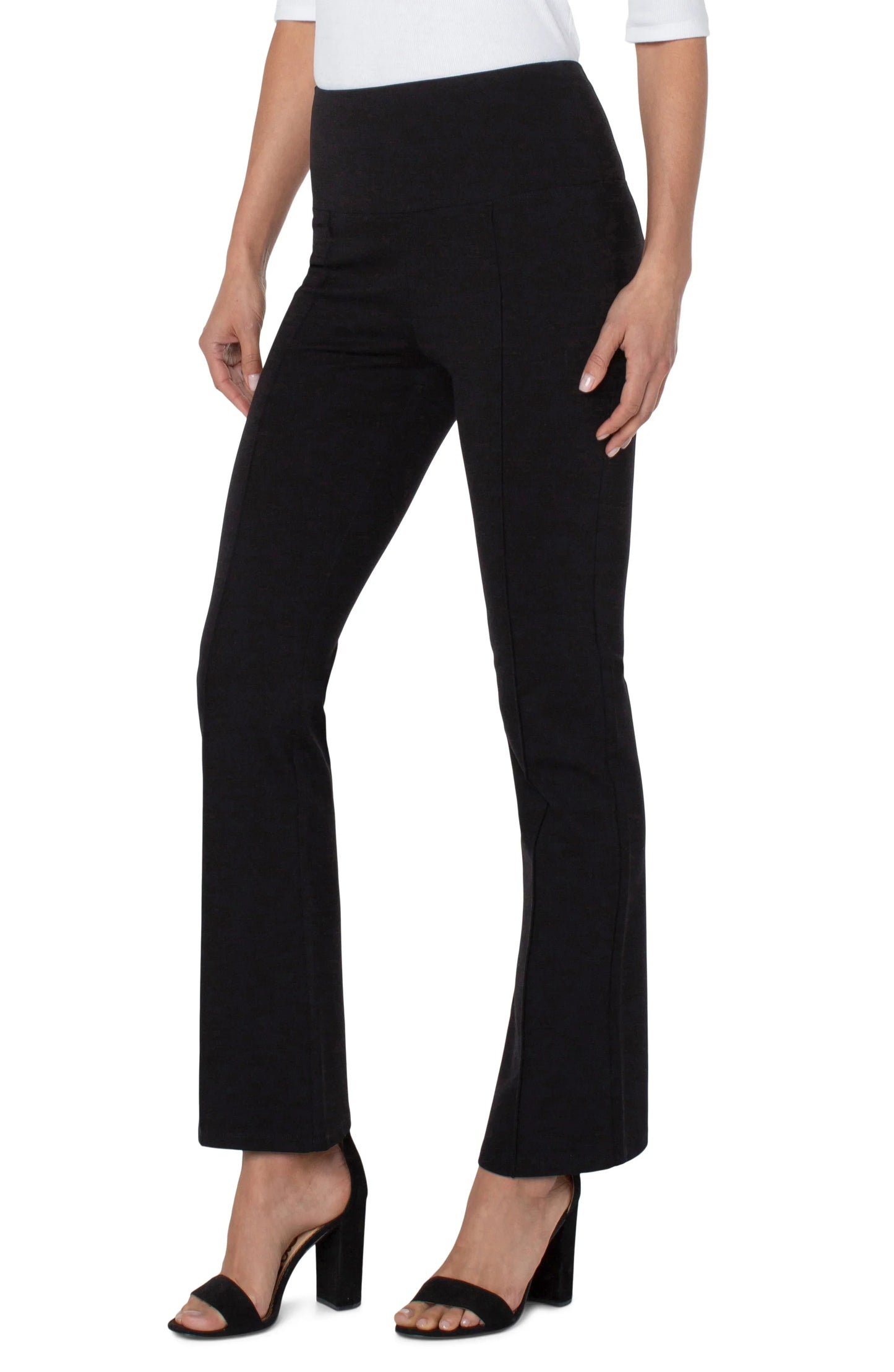 Pearl Full Length Flare - Small / Black - Pants