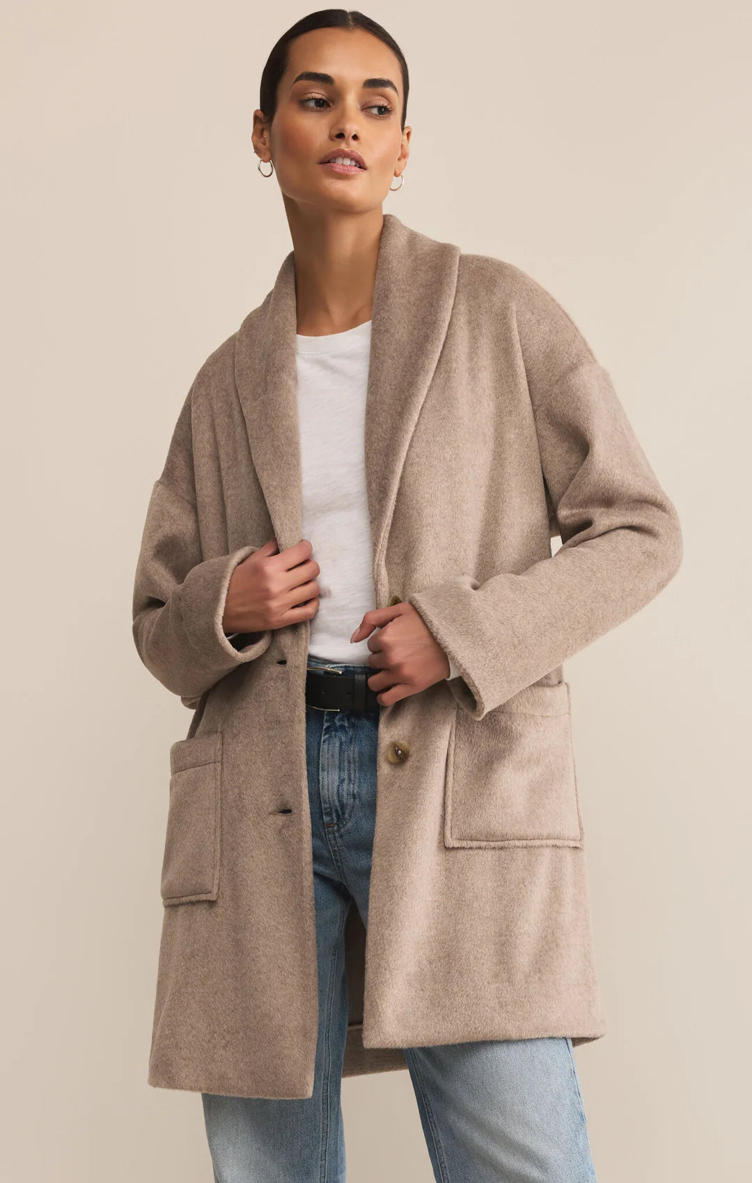 Lennon Heathered Coat